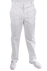 BORTEX Nohavice na gumu biele - pánske (100% bavlna) 42/170