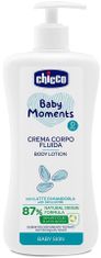 Chicco Mlieko telové s dávkovačom Baby Moments 87% prírodných zložiek 500 ml