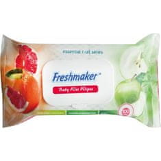 Freshmaker vlhčené obrúsky fruit 100 ks klip (2 ks)