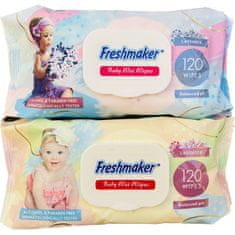 Freshmaker detské vlhčené obrúsky Lavender 120 ks (2 ks)