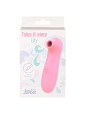 Lola Games Lola Games Take it easy Fay Pink podtlakový stimulátor klitorisu dobíjací
