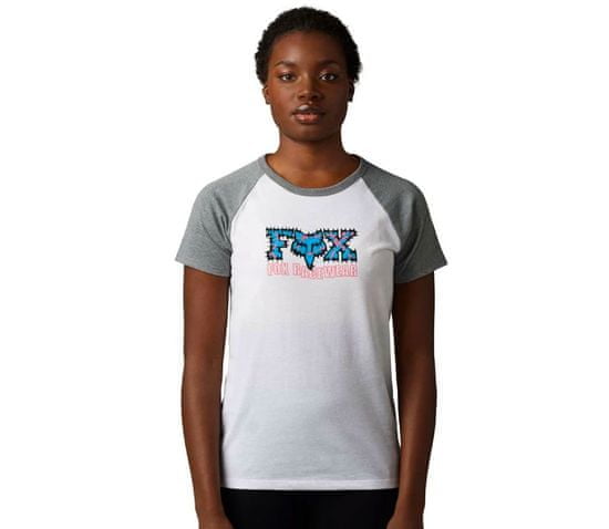 FOX Dámské tričko Barb Wire Raglan Tee - White