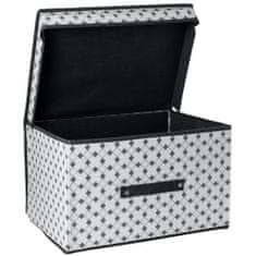 Nice Life Úložný Box S Vekom Organizér Do Skrinky Na Oblečenie Prádlo Hračky Dokumenty Sivý 40X30X25 Cm