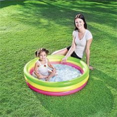 Bestway Detský nafukovací bazén 102x25 cm 3 farebný