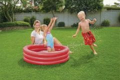 Bestway Detský nafukovací bazén 102x25 cm červený