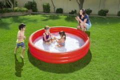 Bestway Detský nafukovací bazén 183x33 cm červený
