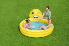 Bestway Nafukovací detský bazén s vodnou fontánou Smajlík