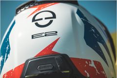 Schuberth Helmets prilba E2 Explorer černo-modro-bielo-červená 2XL
