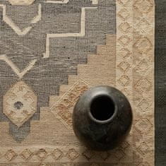 Diamond Carpets Ručne viazaný kusový koberec Heriz Wood DE 2005 Grey Mix 80x150