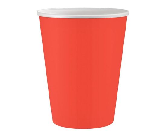 Párty poháriky červené - 250 ml - 6 ks