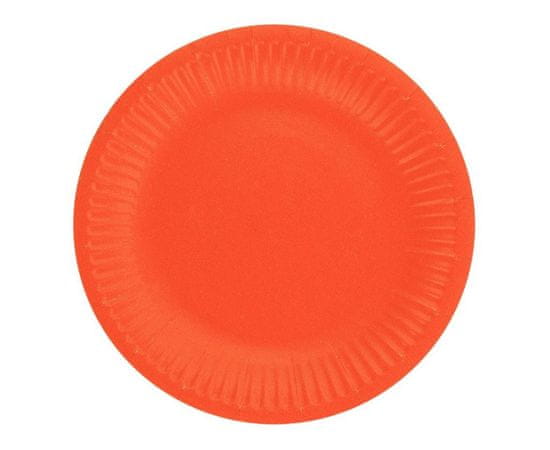 Párty taniere - červené - 18 cm - 6 ks