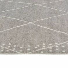 Vidaxl Kuchynský koberec umývateľný kosoštvorec 45x150 cm zamat