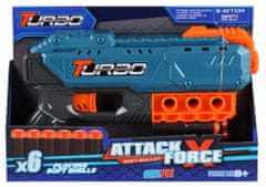 Alltoys Blaster Turbo + 6 ks nábojov