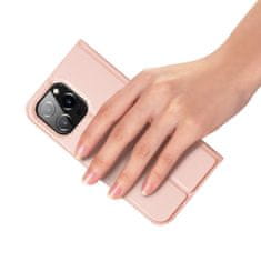 Dux Ducis Skin Pro knižkové puzdro na iPhone 15 Pro Max, ružové