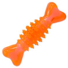 Dog Fantasy Hračka DOG FANTASY kost gumová oranžová 12 cm 1 ks