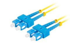 Lanberg optický patch cord SM SC/UPC-SC/UPC duplex 2m LSZH G657A1 priemer 3mm, farba žltá