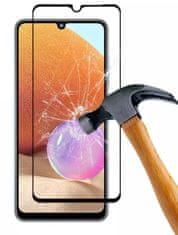 KOMA Tvrdené sklo Full Cover pre Samsung A13, 3D zaoblenie, tvrdosť 9H