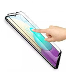 KOMA Tvrdené sklo Full Cover pre Samsung M23 5G, 3D zaoblenie, tvrdosť 9H