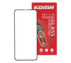KOMA Tvrdené sklo Full Cover pre Samsung A53 5G, 3D zaoblenie, tvrdosť 9H