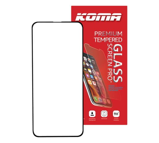 KOMA Tvrdené sklo Full Cover pre Samsung S20 FE, 3D zaoblenie, tvrdosť 9H