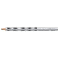 Faber-Castell Grafitová ceruzka Grip Jumbo /HB strieborná