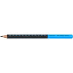 Faber-Castell Grafitová ceruzka Grip Jumbo/HB Two Tone čierna/modrá