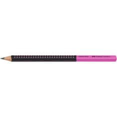 Faber-Castell Grafitová ceruzka Grip Jumbo/HB Two Tone čierna/ružová