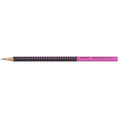 Faber-Castell Grafitová ceruzka Grip 2001/HB Two Tone čierna/ružová