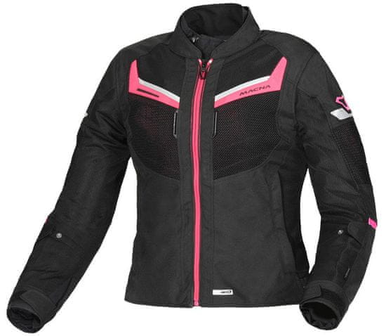 Macna Dámská bunda na moto Tondo black/pink jacket lady