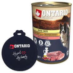 Ontario Konzerva kachní paté s brusinkami 400 g