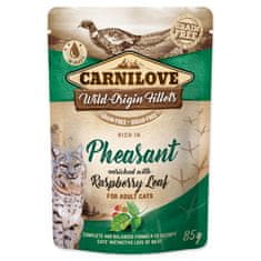 Carnilove Kapsička CARNILOVE Cat Rich in Pheasant enriched with Raspberry Leaf 85 g