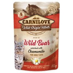 Carnilove Kapsička CARNILOVE Cat Rich in Wild Boar enriched with Chamomile 85 g