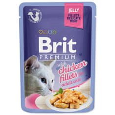Brit Kapsička BRIT Premium Cat Delicate Fillets in Jelly with Chicken 85 g