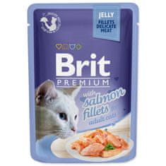 Brit Kapsička BRIT Premium Cat Delicate Fillets in Jelly with Salmon 85 g