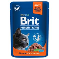 Brit BRIT Premium Chunks in Gravy with Salmon for Sterilised Cats 100 g