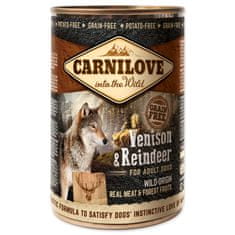 Carnilove Konzerva CARNILOVE Dog Wild Meat Venison & Reindeer 400 g