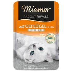 Finnern Kapsička MIAMOR Ragout Royale Kitten drůbeží v želé 100 g