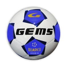 Gems Futbalová lopta Gems Olimpico Hybrid Modrá biela/modrá 3