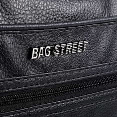 Bag Street Čierna módna pánska listová aktovka