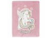 Plyšový diár/zápisník ružový Unicorn lemovaný A5 