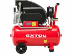 Extol Premium Kompresor olejový, príkon 1,5kW, nádoba 24l, max. 8bar, EXTOL PREMIUM