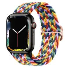 BStrap Elastic Nylon remienok na Apple Watch 42/44/45mm, colorful