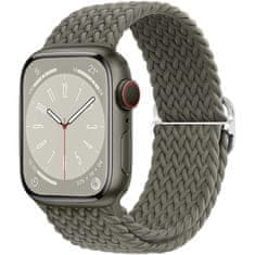 BStrap Elastic Nylon remienok na Apple Watch 38/40/41mm, olive
