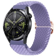 BStrap Elastic Nylon remienok na Samsung Galaxy Watch Active 2 40/44mm, lavender