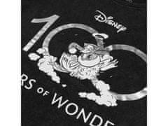 Disney Disney pánske pyžamo s krátkym rukávom, letné pyžamo čierno-šedé, bavlna OEKO-TEX L