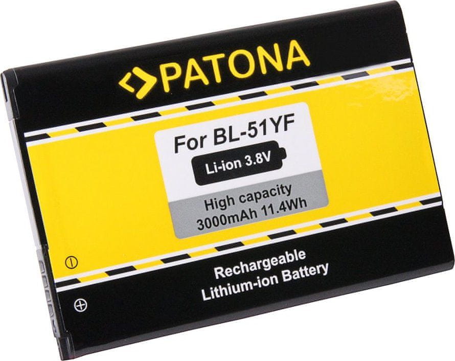 PATONA batéria pre mobilný telefón LG G4 BL-51YF 3000mAh 3,8 V Li-Ion
