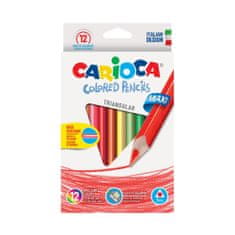 Carioca Farbičky Colored Pencils MAXI trojhranné, drevené 12 ks