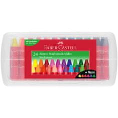 Faber-Castell Voskovky Jumbo set 24 farebné v plaste