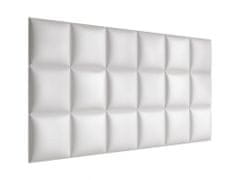 Veneti Čalúnený nástenný panel 30x30 PAG - biela eko koža