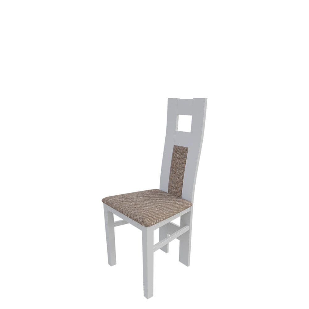 Veneti Jedálenská stolička MOVILE 20 - biela / hnedá